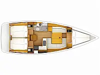 Sun Odyssey 379 - Layout image