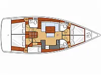 Oceanis 48 - Layout image