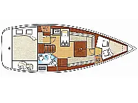 Oceanis 31 - Layout image