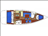 Oceanis 46 - Layout image