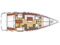 Oceanis 48 - Layout image