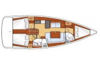 Oceanis 41 S - Layout image