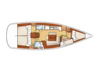 Oceanis 43 V - Layout image