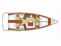 Oceanis 45 V - Layout image