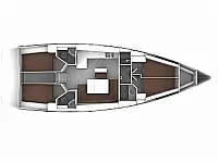 Bavaria Cruiser 46 - Layout image