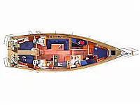 Bavaria 51 Cruiser - Layout image