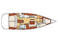 Oceanis 46 - Layout image