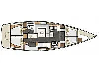 Elan 50 Impression - with AC - Layout image