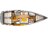 Sun Odyssey 449 - Layout image