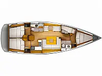 Sun Odyssey 449 - Layout image