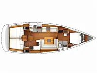 Sun Odyssey 439 - Layout image