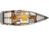 Sun Odyssey 449 - Layout image