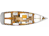 Sun Odyssey 509 - Layout image