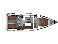 Bavaria Cruiser 46 OW. - Layout image