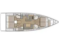 Oceanis 51.1 /6cab - Layout image