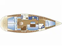 Bavaria 42 Cruiser - Layout image