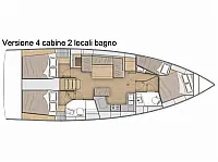 Oceanis 40.1 - Layout image