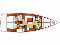 Oceanis 48 - Layout image