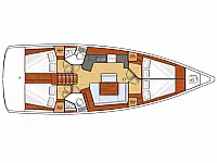 Oceanis 45 - Layout image