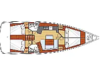 Oceanis 45 - Layout image