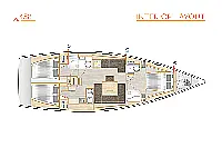 Hanse 458 - Layout image