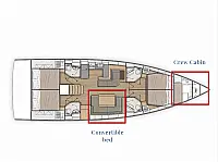 Oceanis 51.1 (4 cab) - Layout image