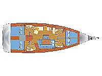 Oceanis 46.1 - Layout image