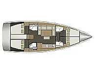 Dufour 460 Grand Large - Layout image