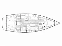 Bavaria 38 Cruiser  - Layout image