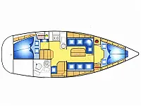 Bavaria 33 Cruiser - Layout image