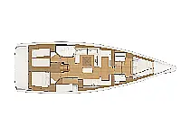 Dufour 520 GL - Layout image