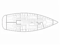 Bavaria 38 Cruiser - Layout image