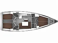 Bavaria Cruiser 46 - Layout image