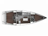 Bavaria Cruiser 41 - Layout image