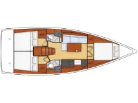 Oceanis 38.1 - Layout image