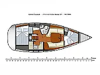 Sun Odyssey 32i - Layout image