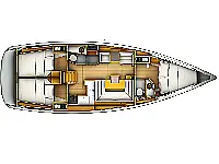 Sun Odyssey 409 - Layout image