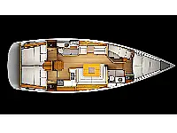 Sun Odyssey 439 - Layout image