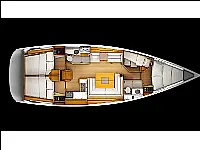 Sun Odyssey 439 - Layout image