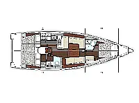 X-Yacht 4-3 - Layout image