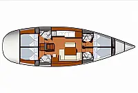 Sun Odyssey 49i - Layout image