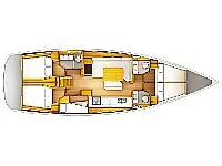 Sun Odyssey 509 - Layout image