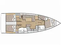 Oceanis 40.1 - Layout image