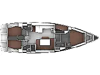 Bavaria Cruiser 51 - Layout image