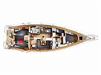 Bavaria 47 Cruiser - Layout image