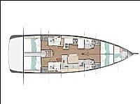 Sun Odyssey 490 - Layout image