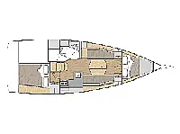 Oceanis 34.1 - Layout image