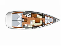 Sun Odyssey 36i - Layout image