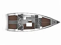 Bavaria Cruiser 46   - Layout image