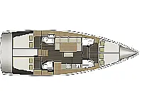 Dufour 460 Grand Large - Layout image